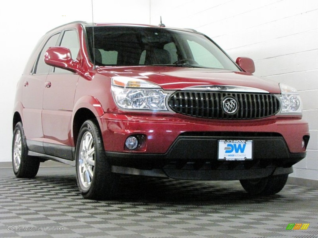 Cardinal Red Metallic Buick Rendezvous