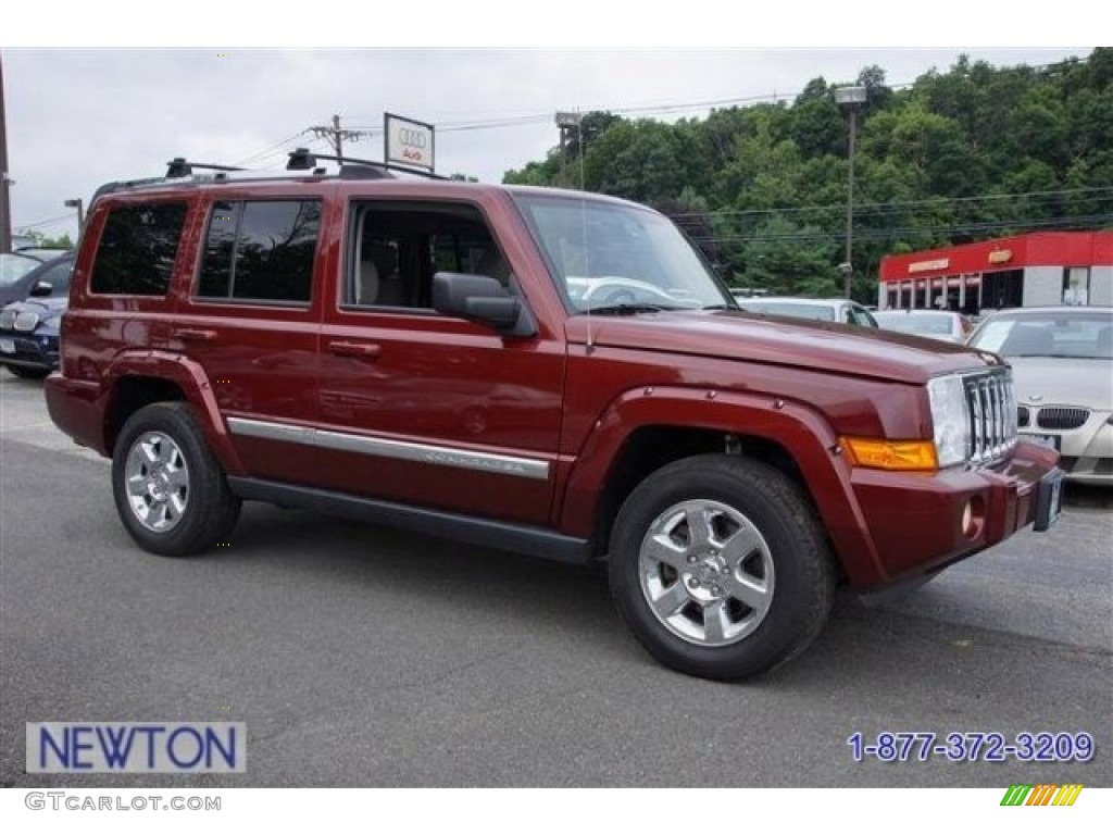 2007 Commander Limited 4x4 - Red Rock Pearl / Dark Khaki/Light Graystone photo #4
