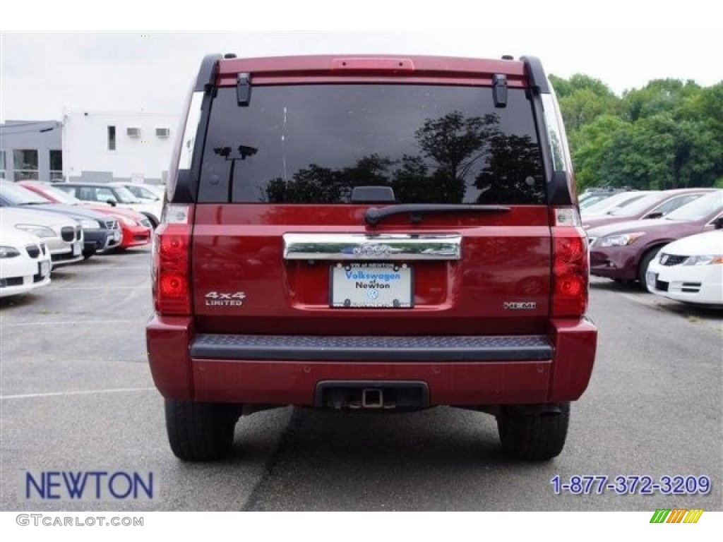 2007 Commander Limited 4x4 - Red Rock Pearl / Dark Khaki/Light Graystone photo #7