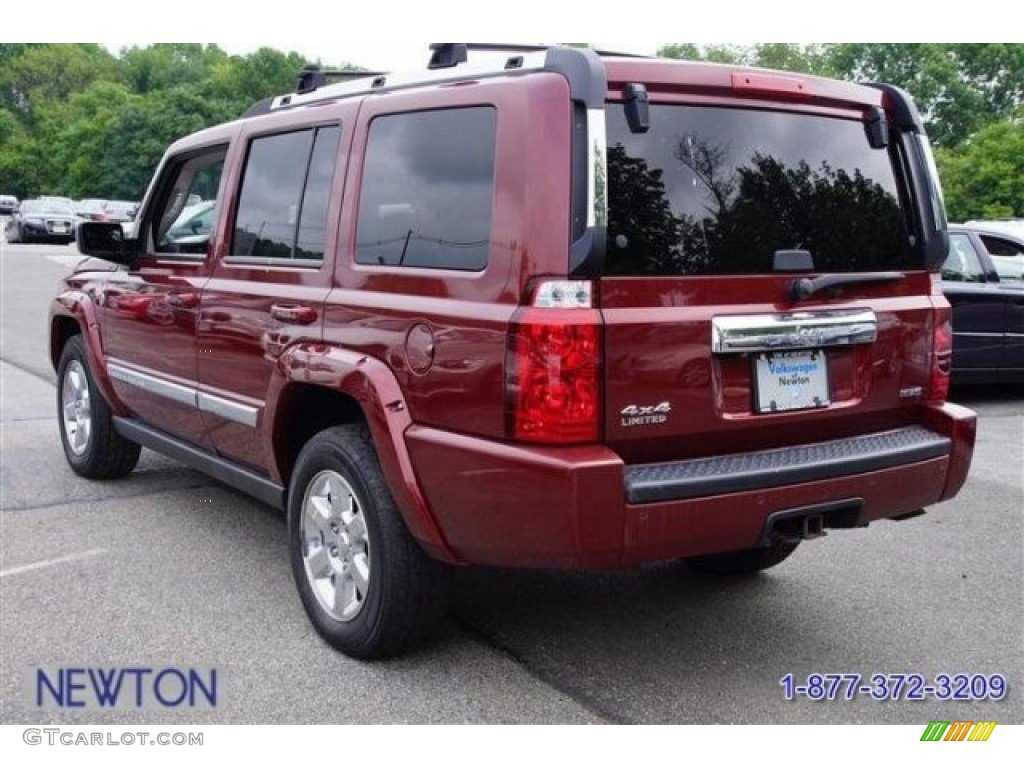 2007 Commander Limited 4x4 - Red Rock Pearl / Dark Khaki/Light Graystone photo #8
