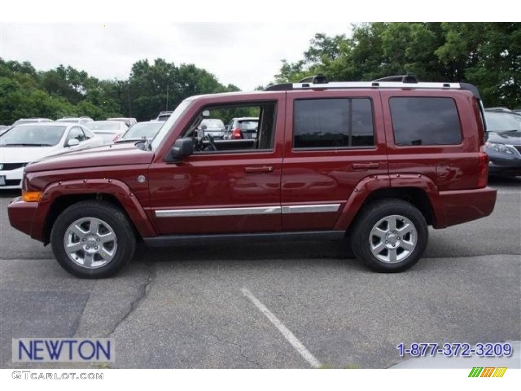2007 Commander Limited 4x4 - Red Rock Pearl / Dark Khaki/Light Graystone photo #9