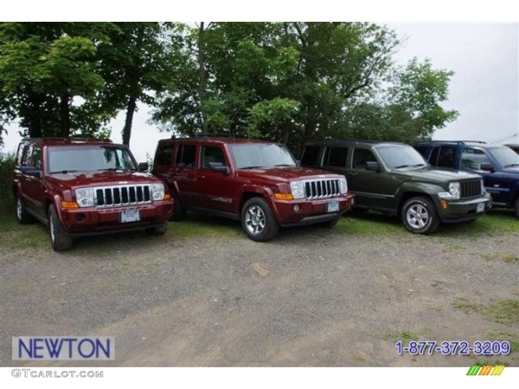 2007 Commander Limited 4x4 - Red Rock Pearl / Dark Khaki/Light Graystone photo #39