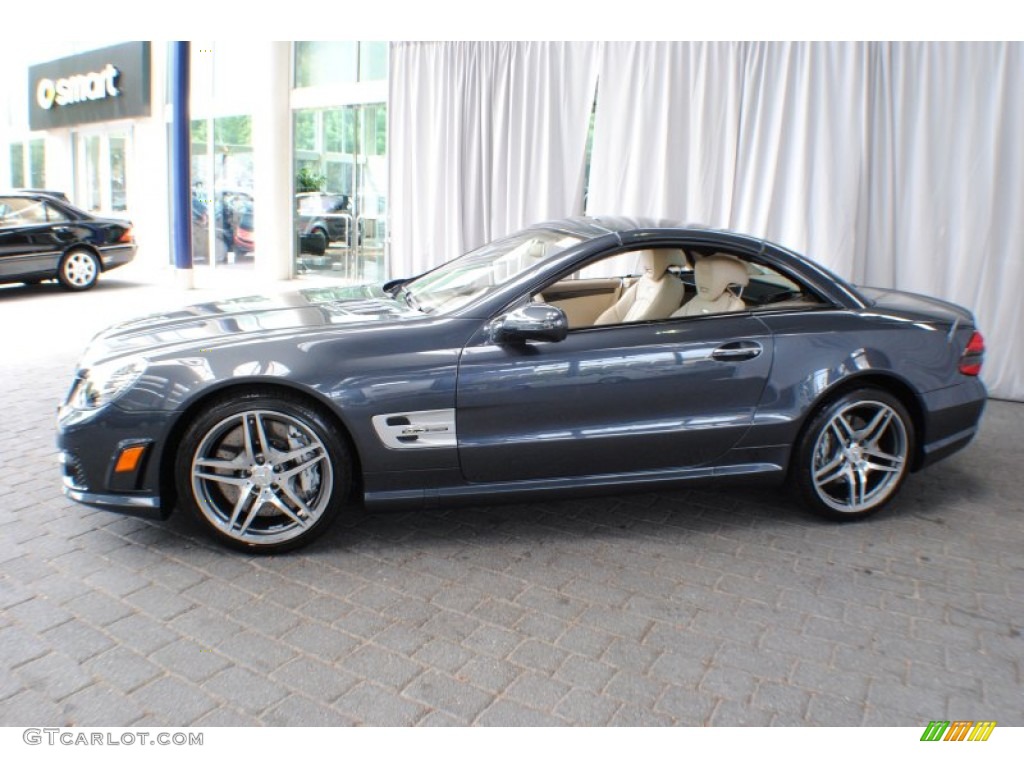 Steel Grey Metallic 2011 Mercedes-Benz SL 63 AMG Roadster Exterior Photo #69043484