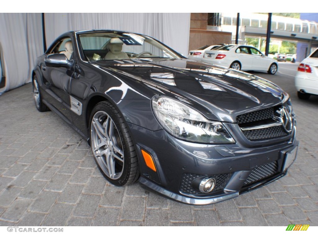 Steel Grey Metallic 2011 Mercedes-Benz SL 63 AMG Roadster Exterior Photo #69043520