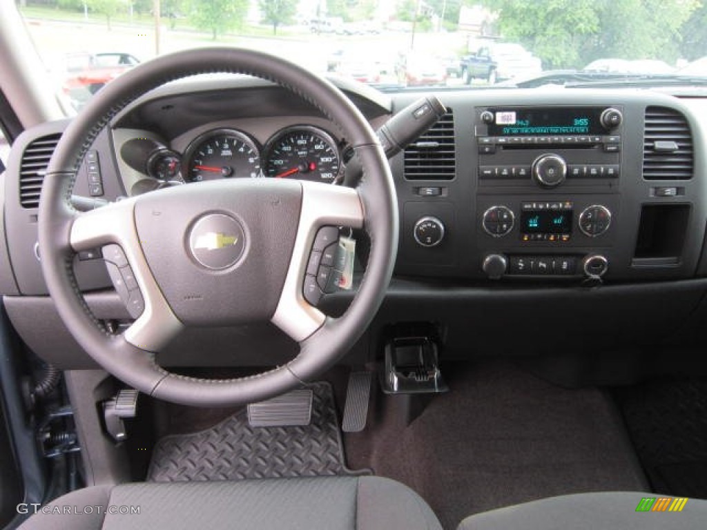 2013 Silverado 1500 LT Extended Cab 4x4 - Blue Granite Metallic / Ebony photo #15