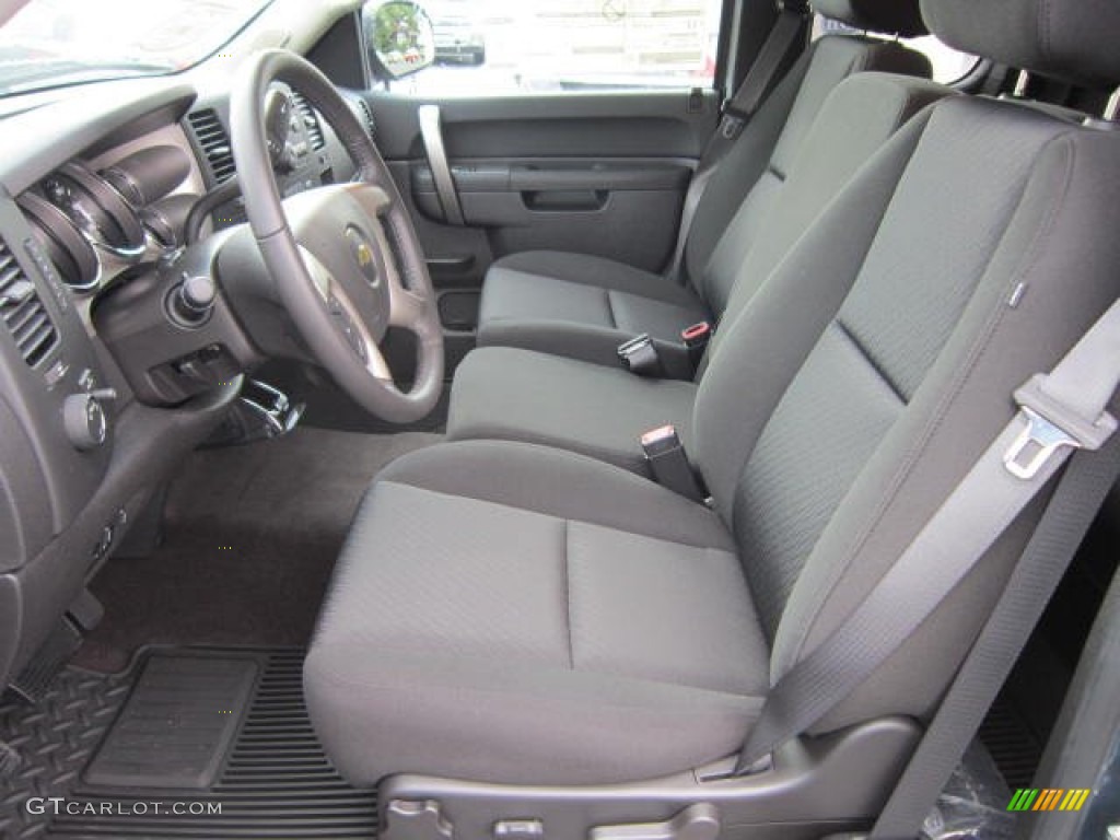 Ebony Interior 2013 Chevrolet Silverado 1500 LT Extended Cab 4x4 Photo #69043550