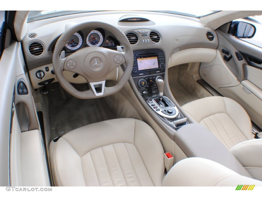 Stone Interior 2011 Mercedes-Benz SL 63 AMG Roadster Photo #69043583