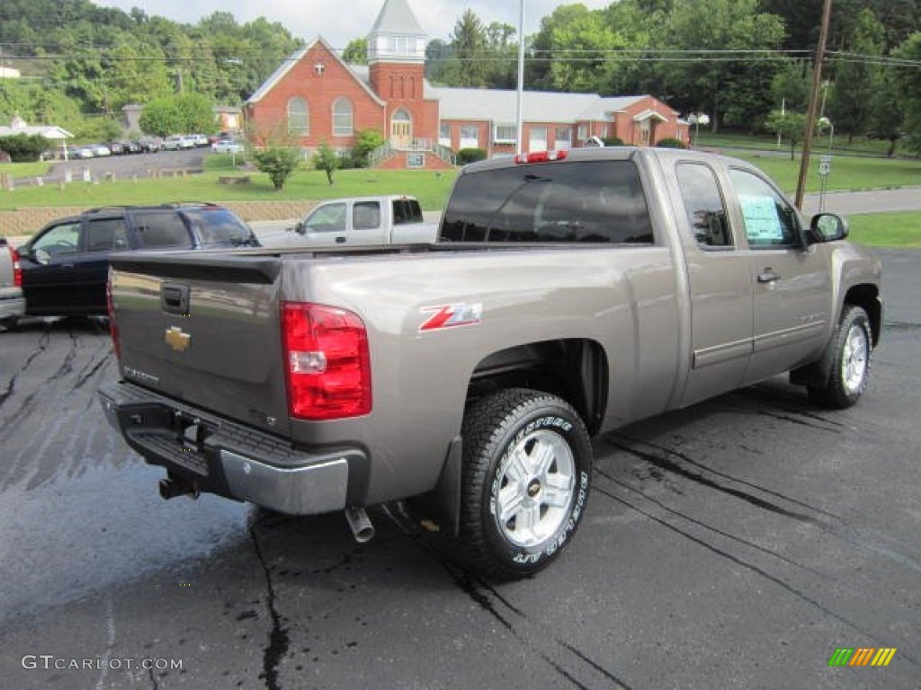 2013 Silverado 1500 LT Extended Cab 4x4 - Mocha Steel Metallic / Ebony photo #7