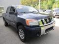 2009 Majestic Blue Nissan Titan SE Crew Cab 4x4  photo #5