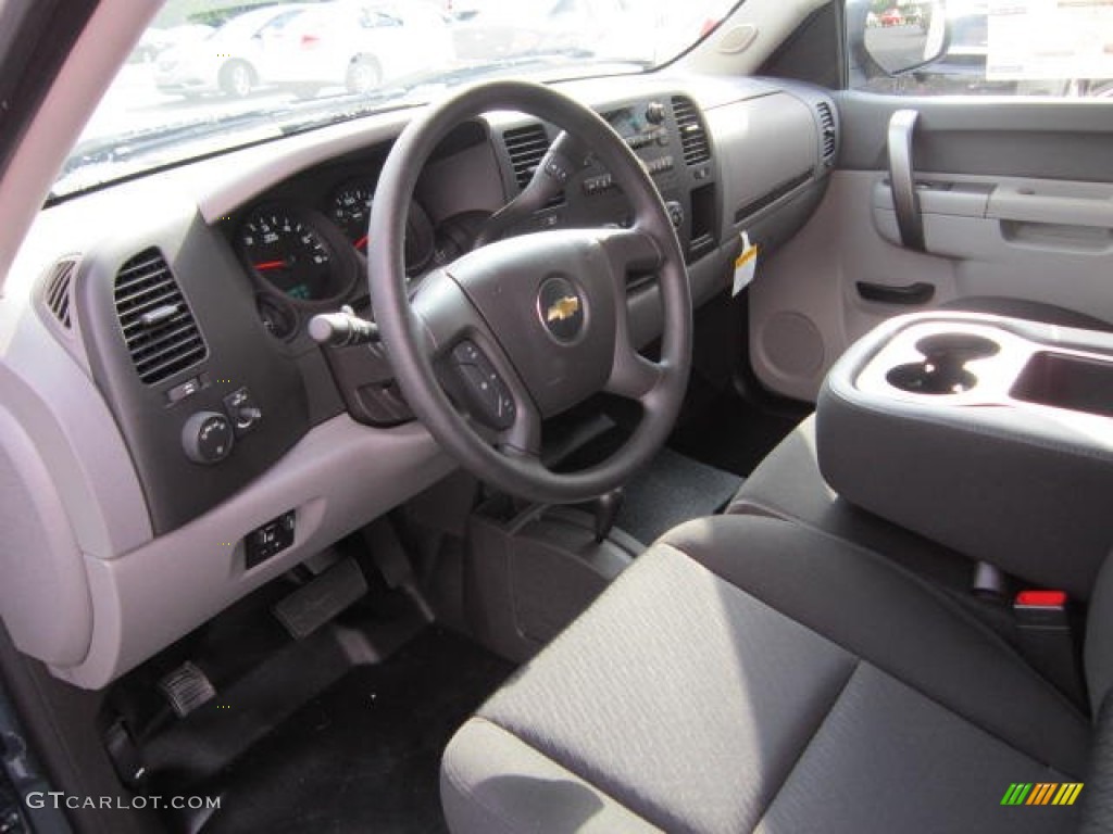 Dark Titanium Interior 2013 Chevrolet Silverado 1500 LS Extended Cab 4x4 Photo #69043916
