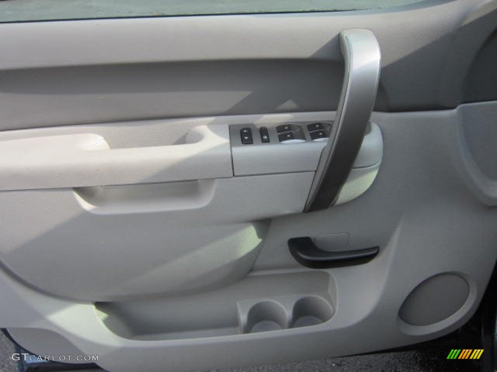 2013 Chevrolet Silverado 1500 LS Extended Cab 4x4 Dark Titanium Door Panel Photo #69043925
