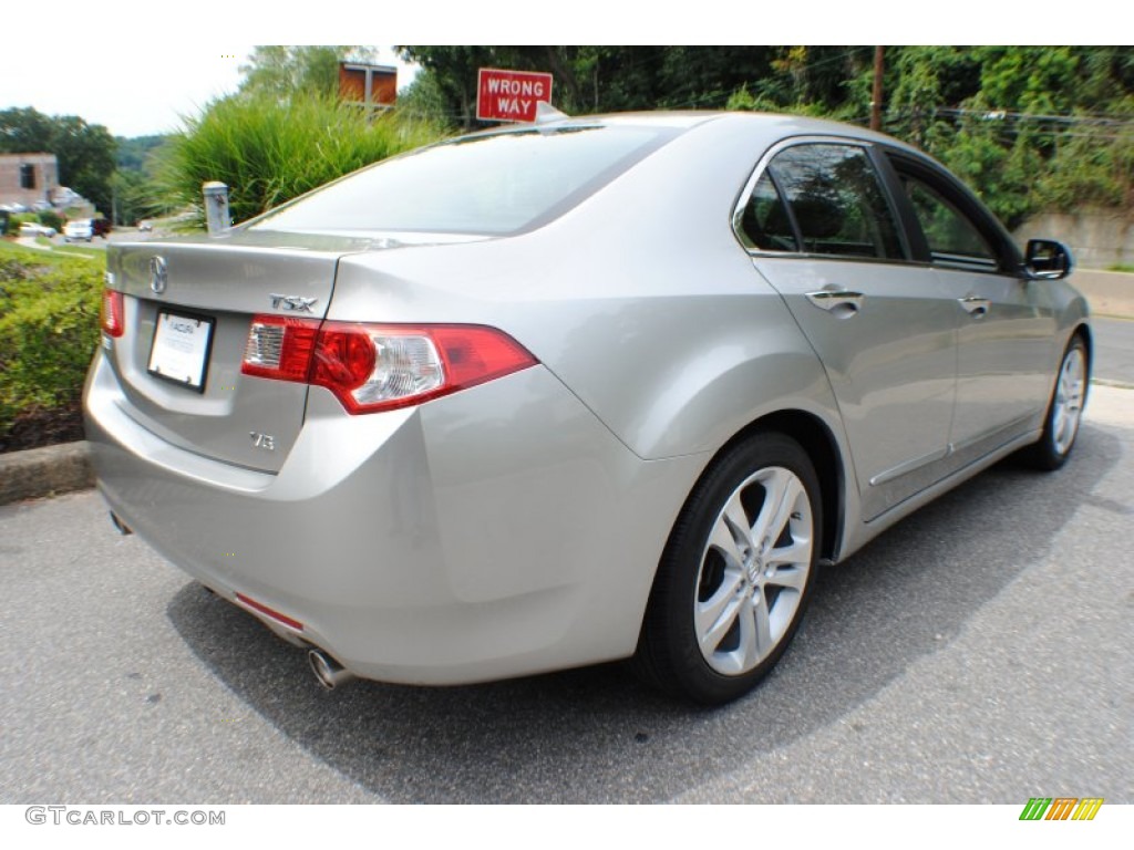 2010 TSX V6 Sedan - Palladium Metallic / Ebony photo #4