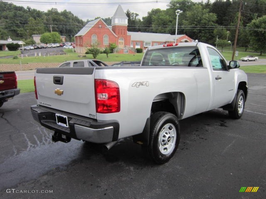 Silver Ice Metallic 2013 Chevrolet Silverado 2500HD Work Truck Regular Cab 4x4 Exterior Photo #69044183