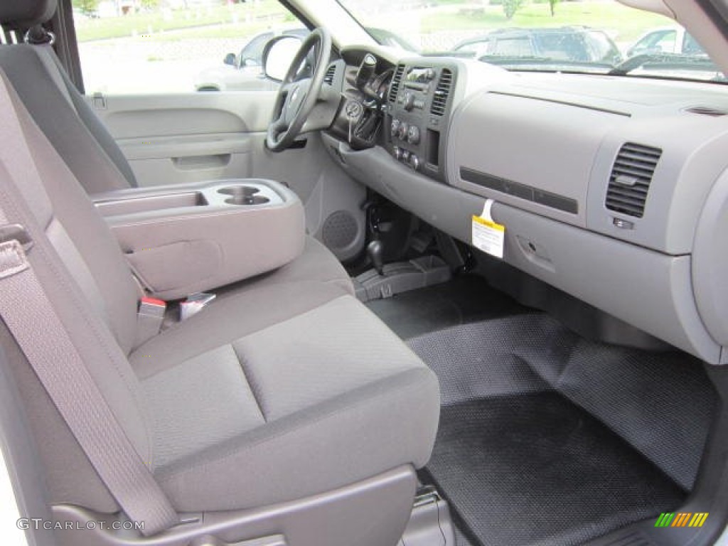 Dark Titanium Interior 2013 Chevrolet Silverado 2500HD Work Truck Regular Cab 4x4 Photo #69044371