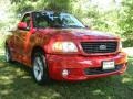 2003 Bright Red Ford F150 SVT Lightning  photo #15