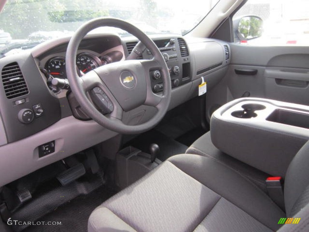 Dark Titanium Interior 2013 Chevrolet Silverado 2500HD Work Truck Regular Cab 4x4 Photo #69044424