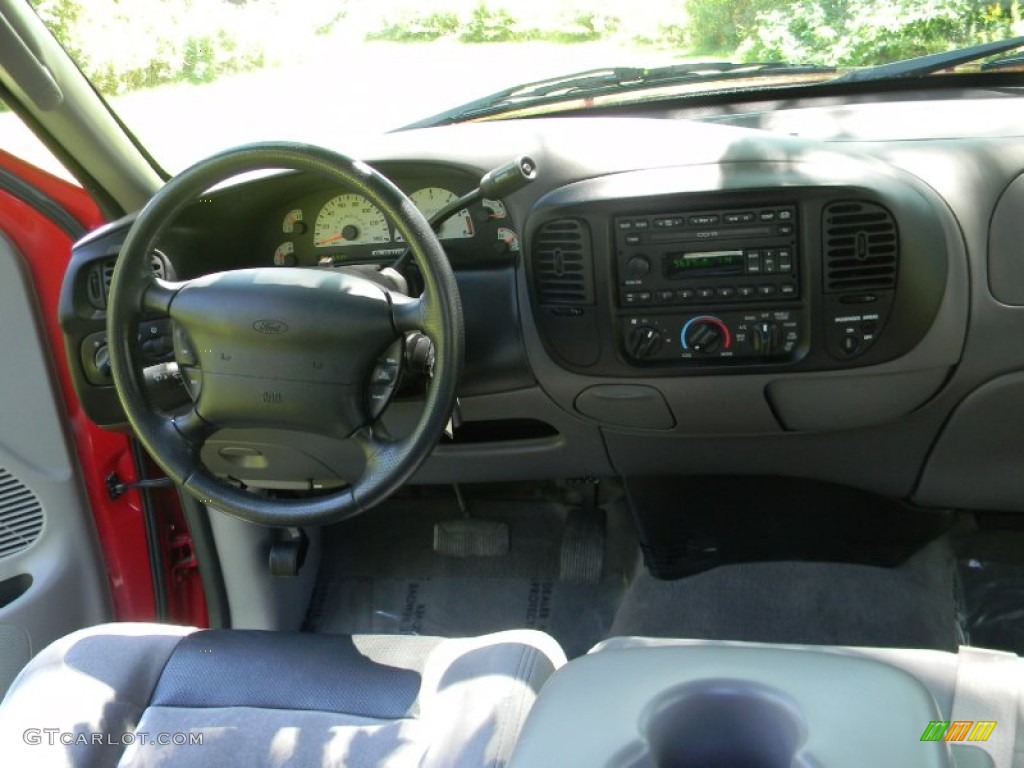 2003 F150 SVT Lightning - Bright Red / Medium Graphite Grey photo #22