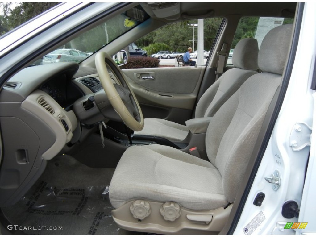 Ivory Interior 2002 Honda Accord LX Sedan Photo #69044534