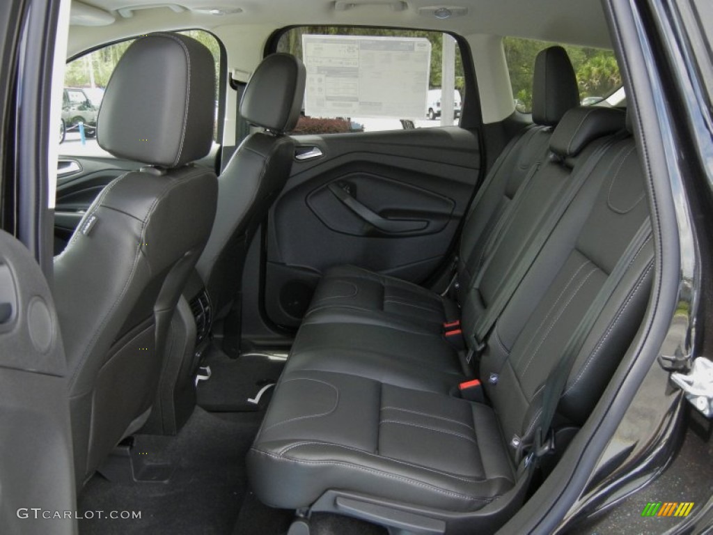 Charcoal Black Interior 2013 Ford Escape Titanium 2.0L EcoBoost Photo #69044717