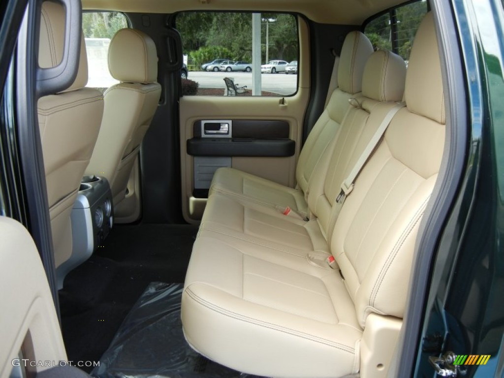 2012 Ford F150 Lariat SuperCrew Rear Seat Photo #69045728