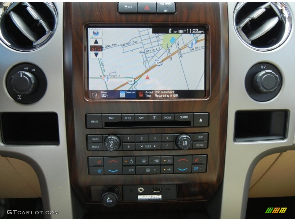 2012 Ford F150 Lariat SuperCrew Navigation Photos