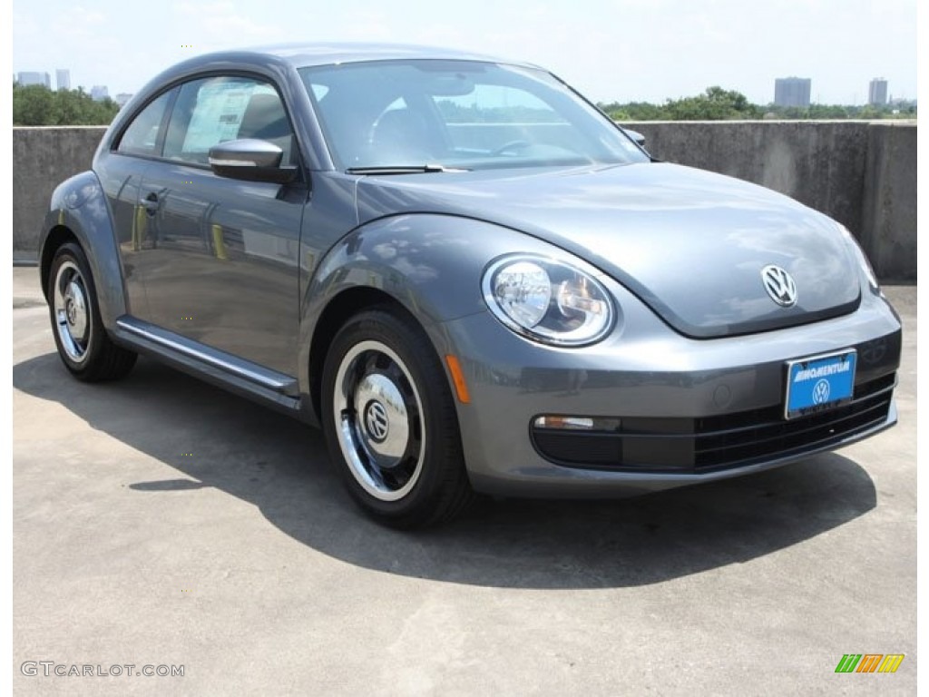 Platinum Gray Metallic Volkswagen Beetle