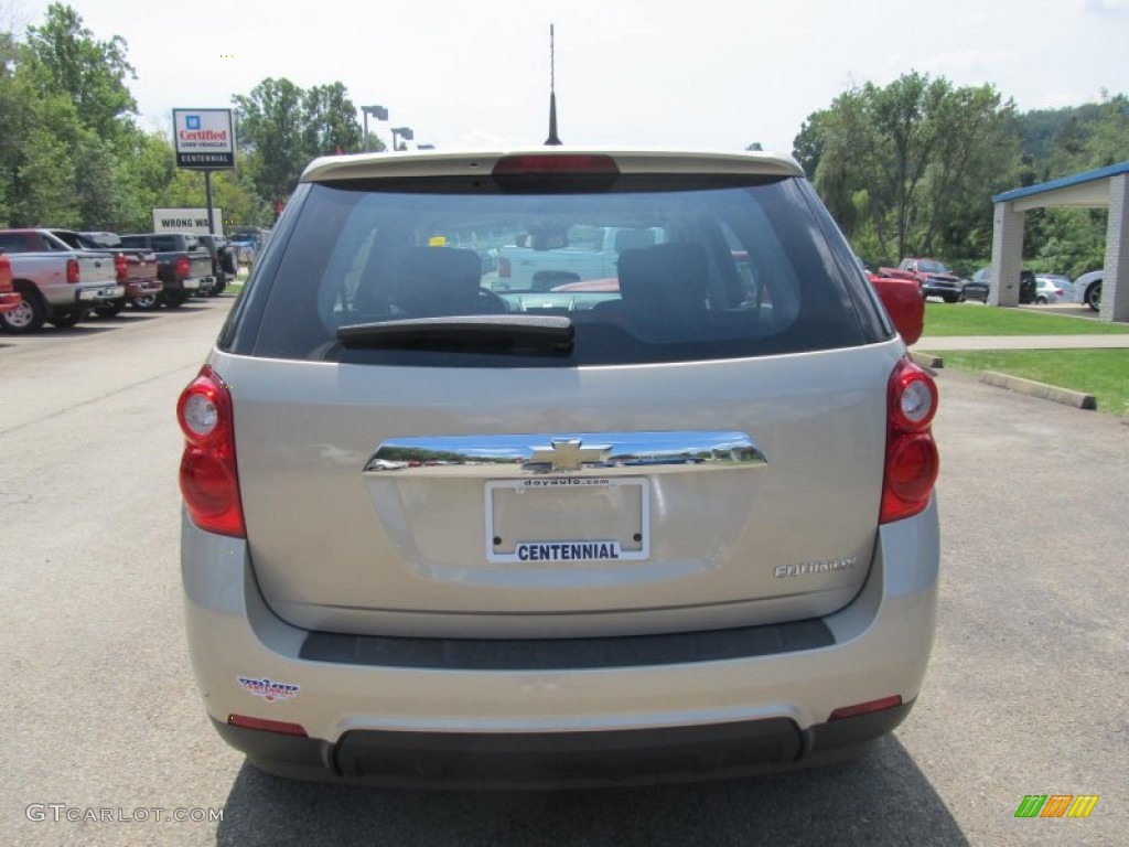 2012 Equinox LS - Gold Mist Metallic / Light Titanium/Jet Black photo #3