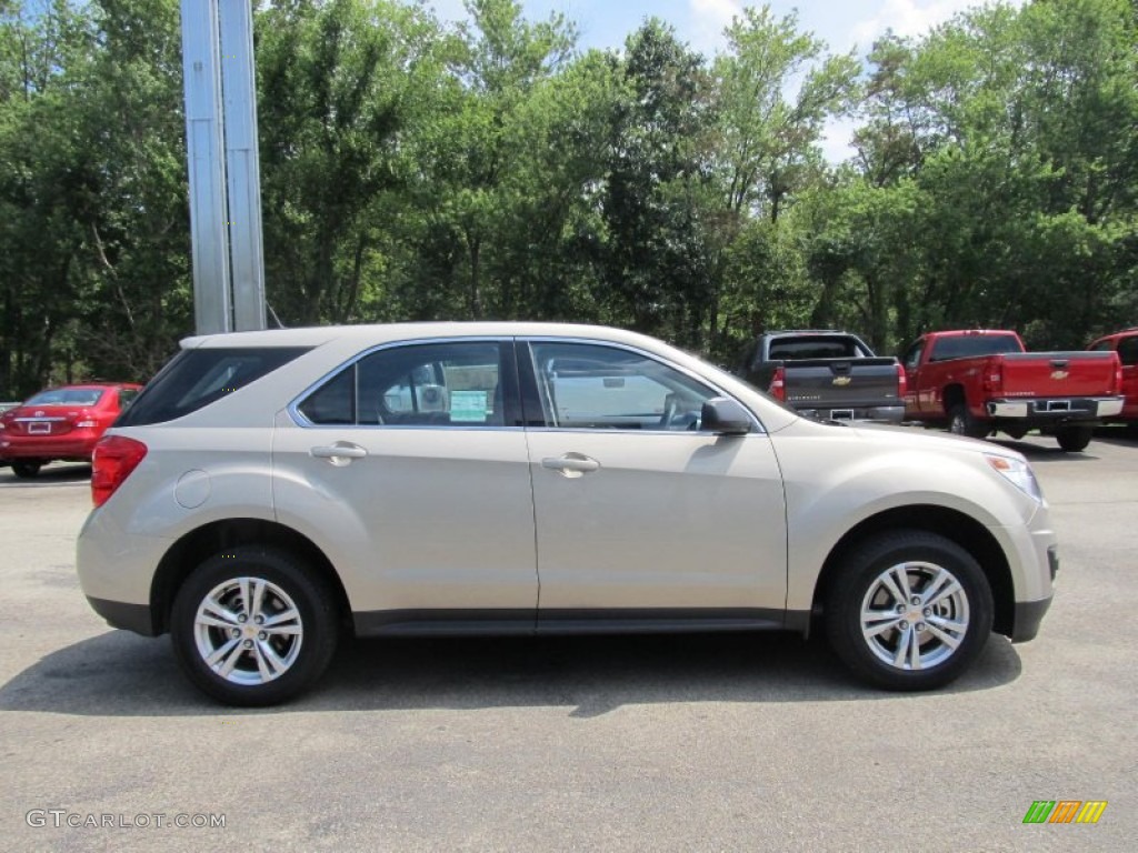 2012 Equinox LS - Gold Mist Metallic / Light Titanium/Jet Black photo #4