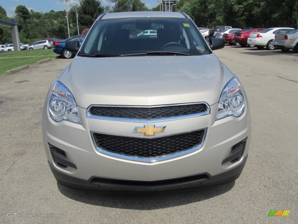 2012 Equinox LS - Gold Mist Metallic / Light Titanium/Jet Black photo #6