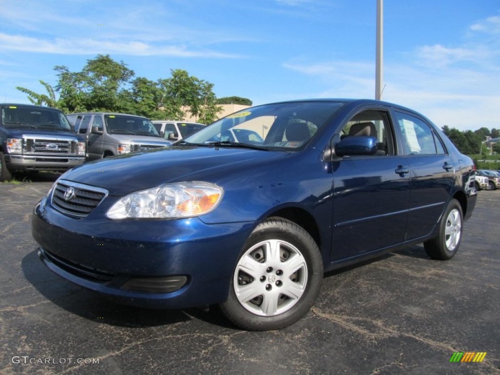 2005 Corolla LE - Indigo Ink Pearl / Light Gray photo #1