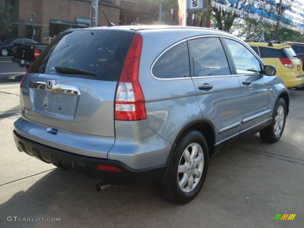 2009 CR-V EX 4WD - Glacier Blue Metallic / Gray photo #5