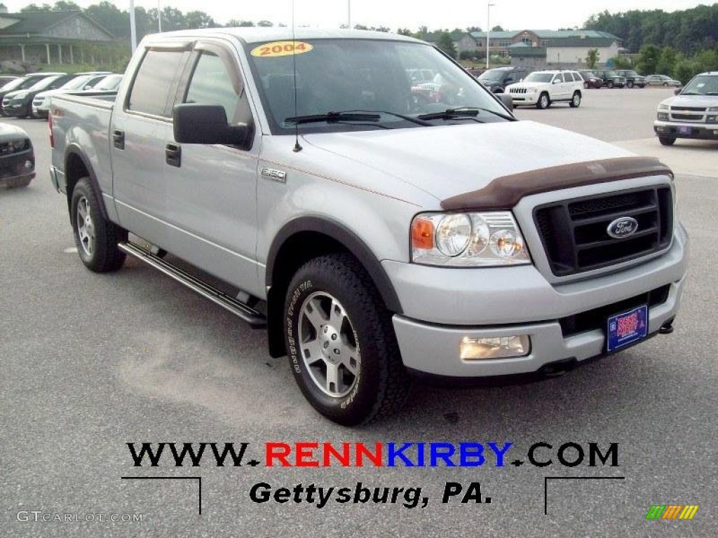 2004 F150 FX4 SuperCrew 4x4 - Silver Metallic / Black photo #1