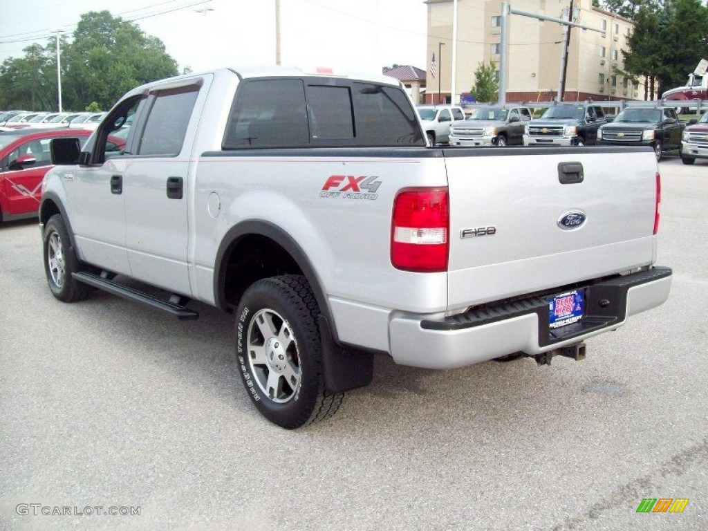 2004 F150 FX4 SuperCrew 4x4 - Silver Metallic / Black photo #2