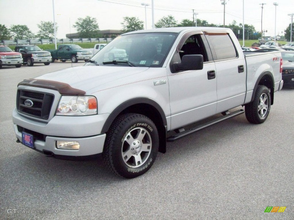 2004 F150 FX4 SuperCrew 4x4 - Silver Metallic / Black photo #10