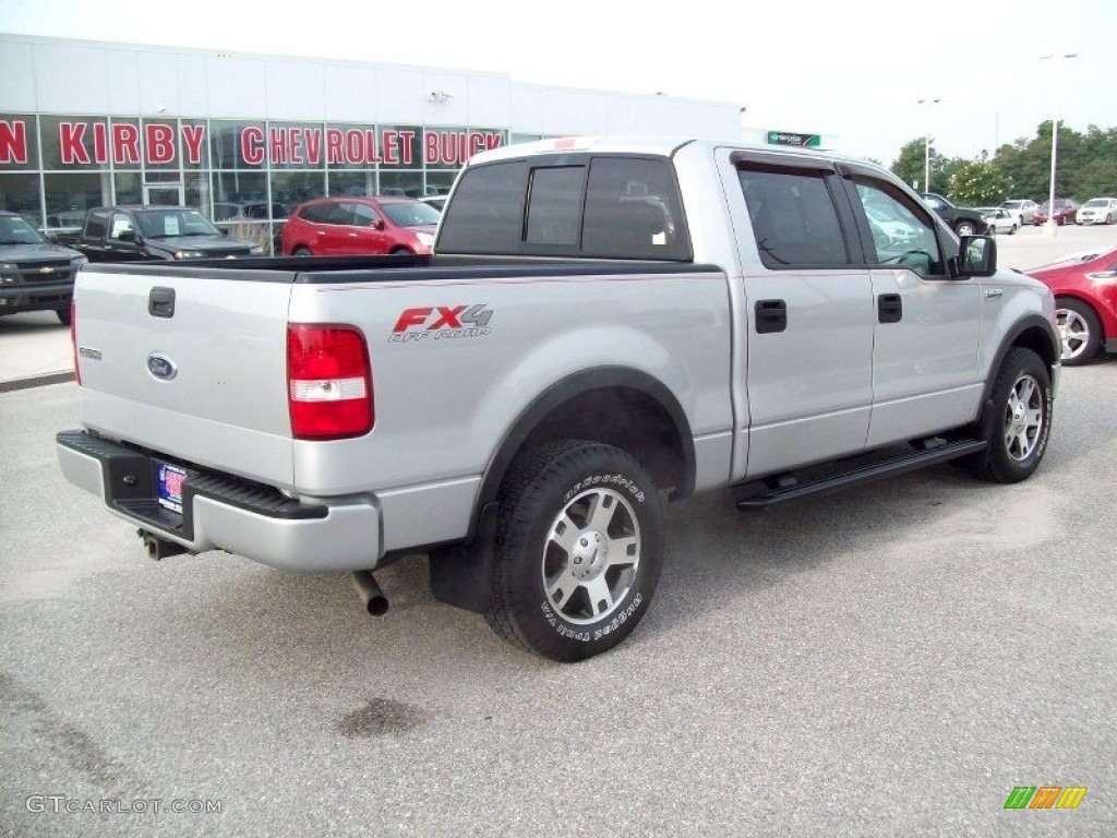 2004 F150 FX4 SuperCrew 4x4 - Silver Metallic / Black photo #11
