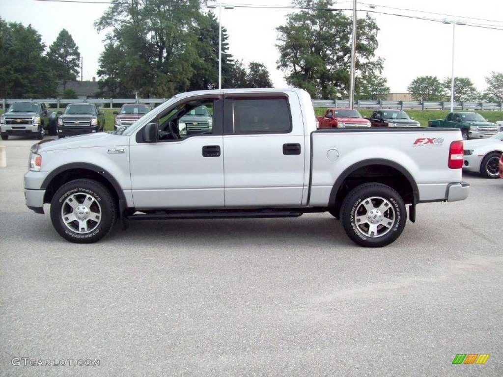 2004 F150 FX4 SuperCrew 4x4 - Silver Metallic / Black photo #12