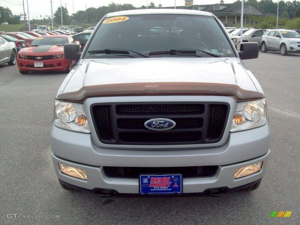 2004 F150 FX4 SuperCrew 4x4 - Silver Metallic / Black photo #14