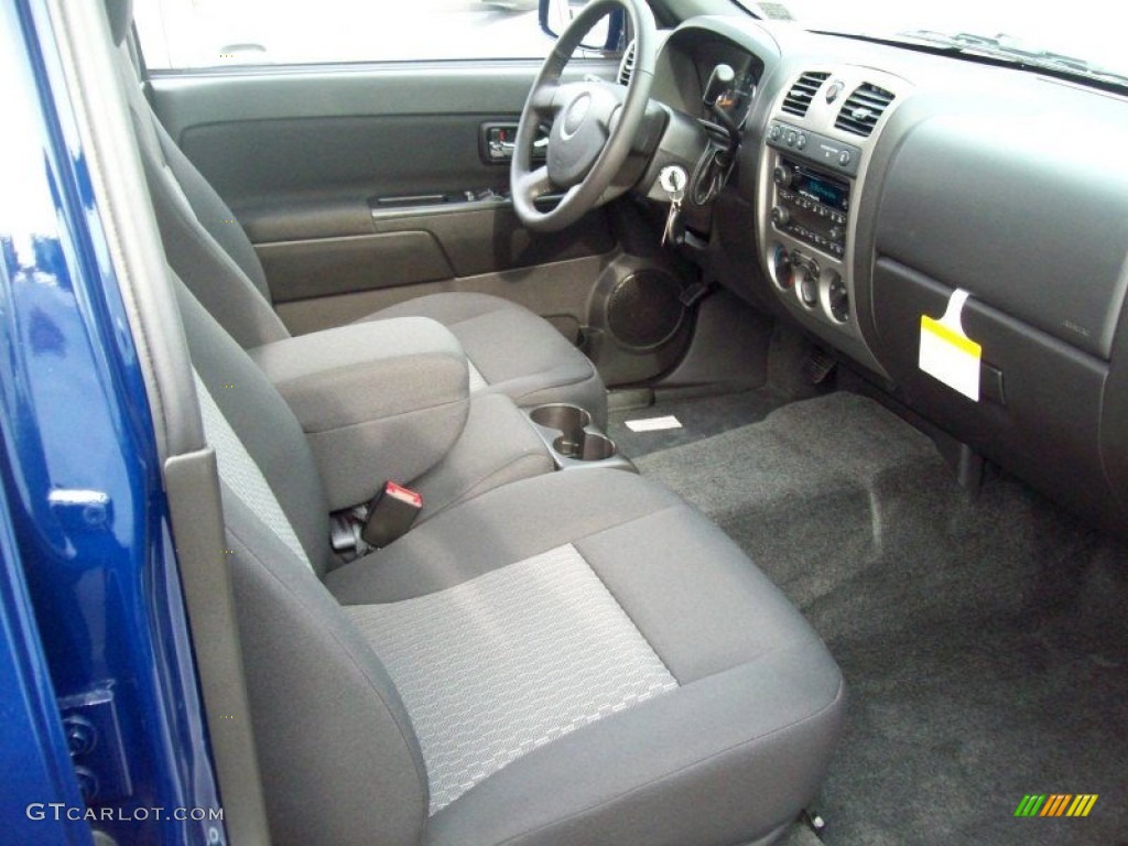 Ebony Interior 2012 Chevrolet Colorado LT Crew Cab 4x4 Photo #69048581