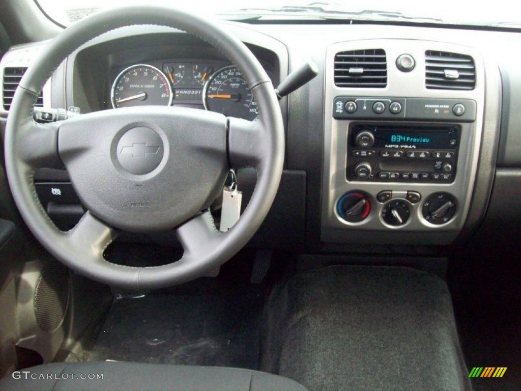 2012 Chevrolet Colorado LT Crew Cab 4x4 Ebony Dashboard Photo #69048587