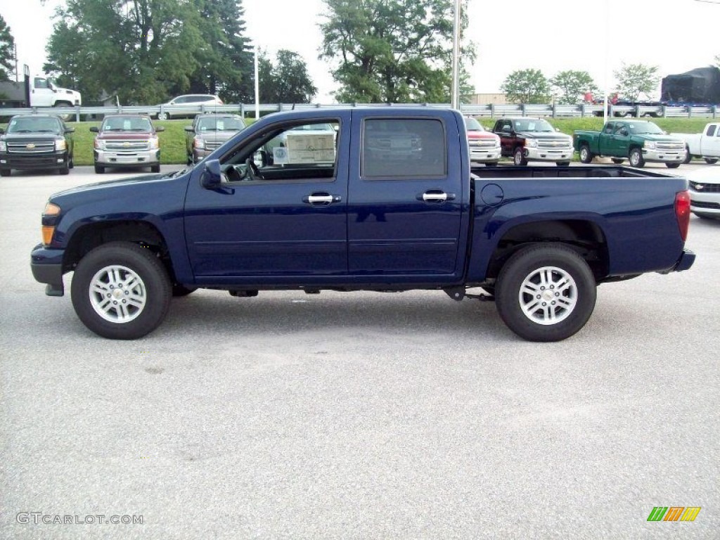 Deep Navy 2012 Chevrolet Colorado LT Crew Cab 4x4 Exterior Photo #69048629