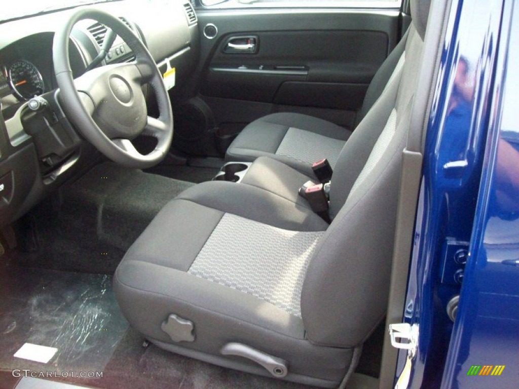 Ebony Interior 2012 Chevrolet Colorado LT Crew Cab 4x4 Photo #69048677