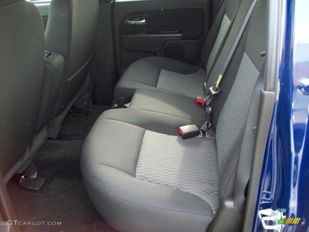 Ebony Interior 2012 Chevrolet Colorado LT Crew Cab 4x4 Photo #69048686