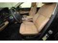 2009 BMW 7 Series Saddle/Black Nappa Leather Interior Front Seat Photo