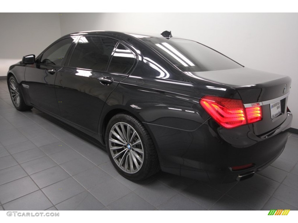 Black Sapphire Metallic 2009 BMW 7 Series 750Li Sedan Exterior Photo #69049205