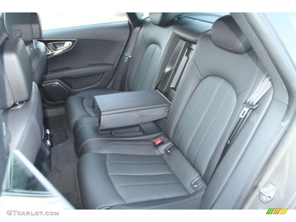 Black Interior 2013 Audi A7 3.0T quattro Prestige Photo #69049778