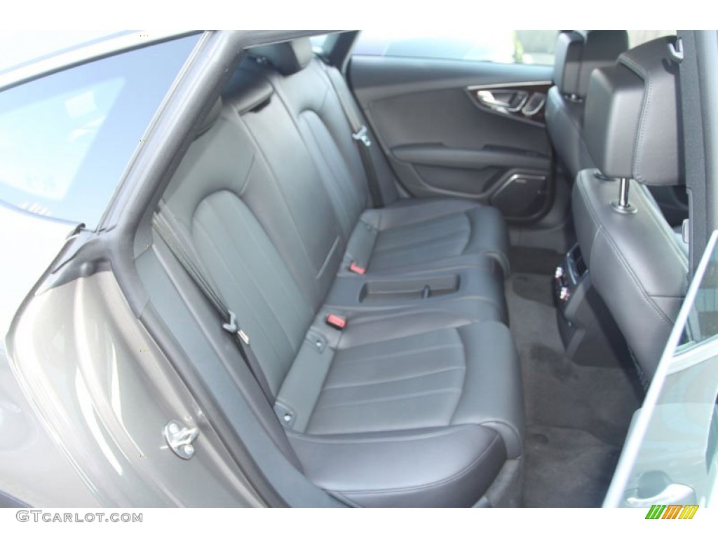 Black Interior 2013 Audi A7 3.0T quattro Prestige Photo #69049904