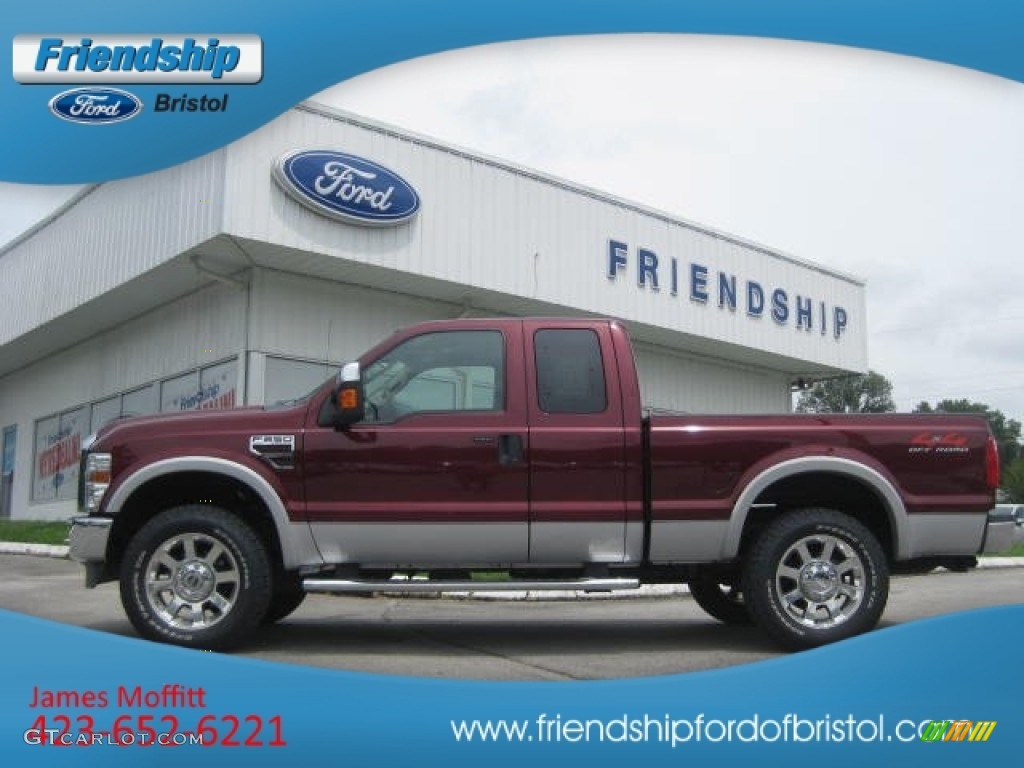 Dark Toreador Red Ford F250 Super Duty