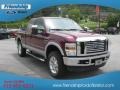Dark Toreador Red - F250 Super Duty Lariat SuperCab 4x4 Photo No. 4