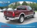 2008 Dark Toreador Red Ford F250 Super Duty Lariat SuperCab 4x4  photo #6