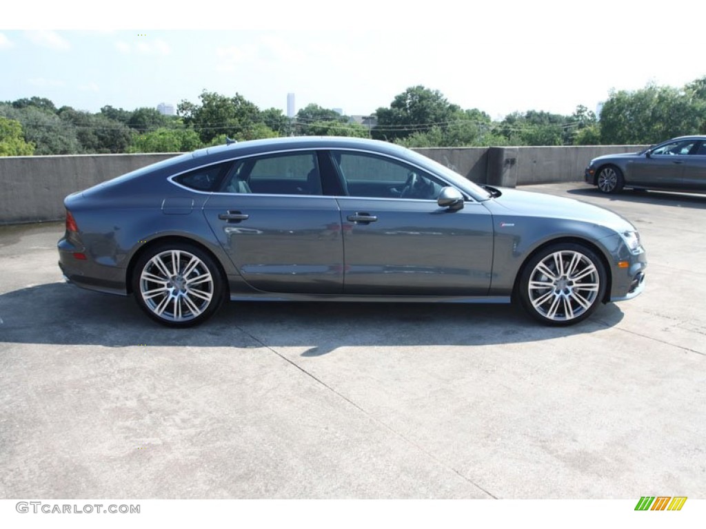 Daytona Gray Pearl Effect 2013 Audi A7 3.0T quattro Prestige Exterior Photo #69050027